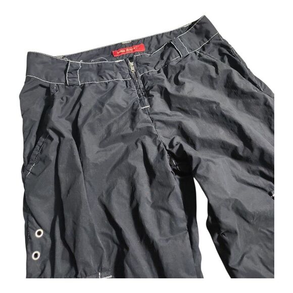 RARE Vintage Miss Sixty Nylon Cargo Pants Y2K Low R 90s Women Sz 27 Bold Italian - Picture 9 of 15
